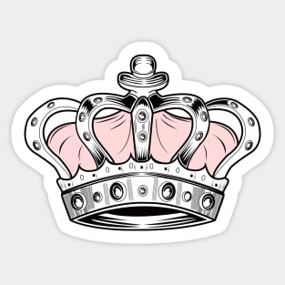 Crown - Pink Sticker